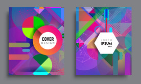 炫彩商业质感综合体海报