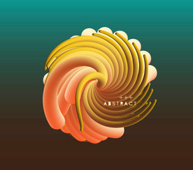 创意质感球体圆形不规则图形