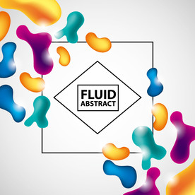 创意质感炫彩商业几何图形