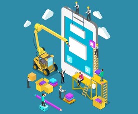 移动应用系统建设开发维护中插画