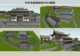 中式寺庙规划设计