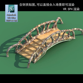 桥 拱桥 桥模型 3D桥模型