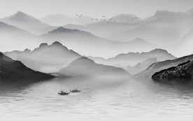 水墨山水画大型