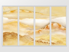 大理石纹风景移门