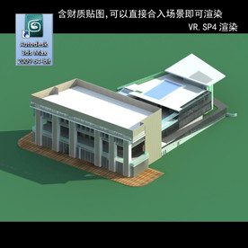 多层建筑 景观 小区 地产