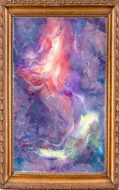 唯美星空装饰画