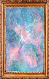 蓝色抽象装饰画