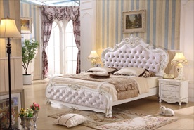 欧式法式床背景