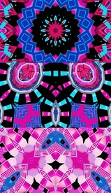 三款绚丽万花筒背景视频