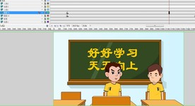 两个人在课堂对话的成品26秒