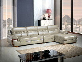 休闲皮沙发背景