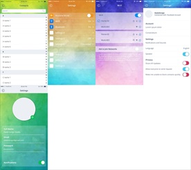 UI界面手机网页分层文件
