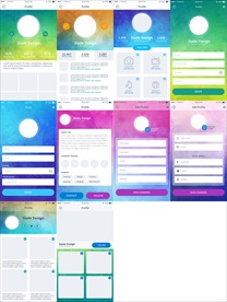 UI界面手机网页分层文件