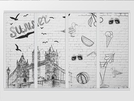 休闲旅游度假移门