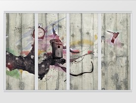 新现代简约树枝移门