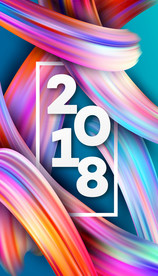 炫彩质感商业综合体海报背景板