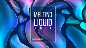 炫彩商业综合体海报几何图形背景