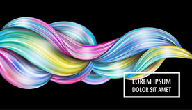 炫彩质感商业综合体海报背景板