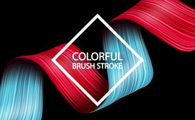 创意质感综合体海报炫彩图形