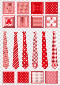 方巾领带丝巾效果设计