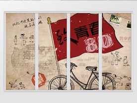 怀旧复古80后移门