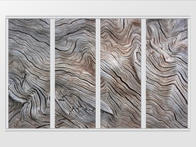 现代简约木纹个性移门