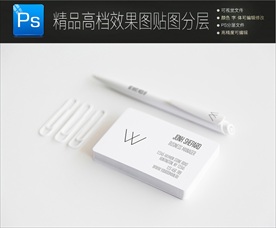 高档唯美意境VI样机一键贴图