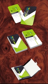 高档清新花纹名片