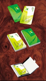 高档清新花纹名片