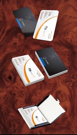 高档清新花纹名片