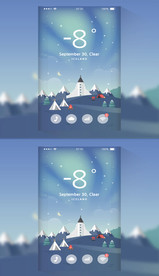 卡通UI界面设计模版