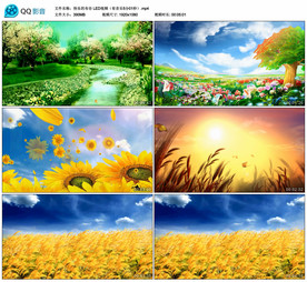 快乐的布谷 LED舞台背景视频