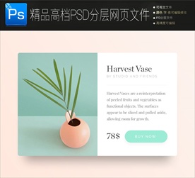 简约时尚现代手机界面PSD模板