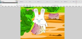 兔子偷吃萝卜的动画30秒