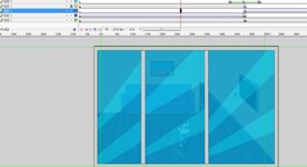 女孩在室内关灯开灯走动10秒