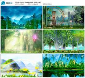 山路银河 舞蹈舞台背景视频成品