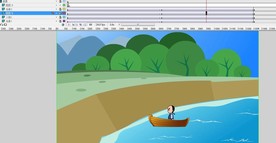 水涨船高的Flash动画9秒