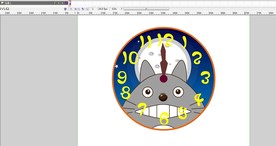 龙猫时钟钟表动画