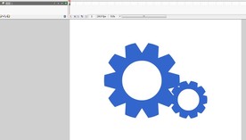 两个齿轮转动动画
