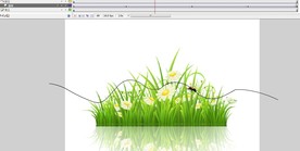 一个蜜蜂的路径动画5秒