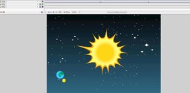 地球自转和公转的动画15秒