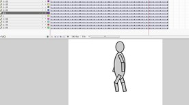 简单卡通走路动作运动规律