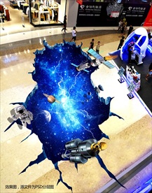 3D星空地贴