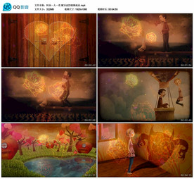 一人一花 舞台大屏背景视频成品