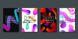 炫彩商业综合体海报几何图形