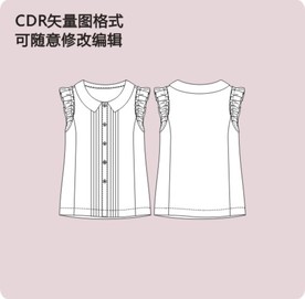 春夏装短袖学生衬衫童装女装