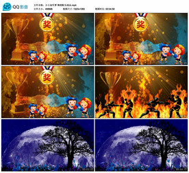 小小冠军梦 舞台背景视频成品