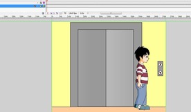 关于进入电梯的动画15秒