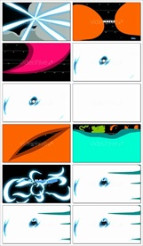 超欢快时尚转场包装视频动画素材