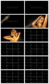 高清科技金大气粒子运动视频背景